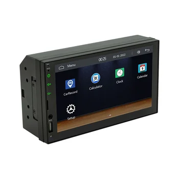 7-дюймовый автомобильный сенсорный экран, проводной CarPlay Android Auto, портативное радио Bluetooth MP5 FM-приемник, аудио хост