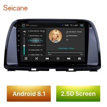 Seicane Android 2Din Автомобильный GPS Navi Радио Для 2012-2016 Mazda CX-5 cx5 cx 5 Мультимедийный плеер Поддержка камеры заднего вида ТВ-тюнер 1080P