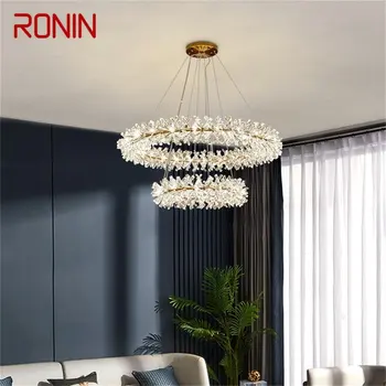 Подвесная люстра RONIN, Постмодернистский креативный филиал, Домашний светодиодный светильник для гостиной, столовой